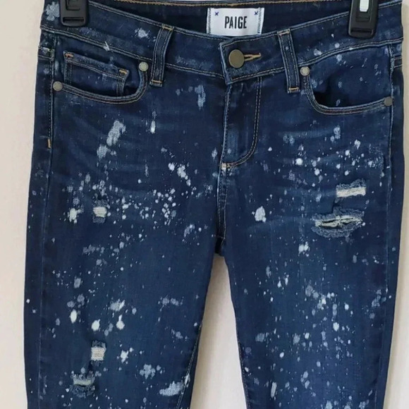 PAIGE Verdugo Ultra Skinny Paint/Bleach Sp… - Picture 5 of 16
